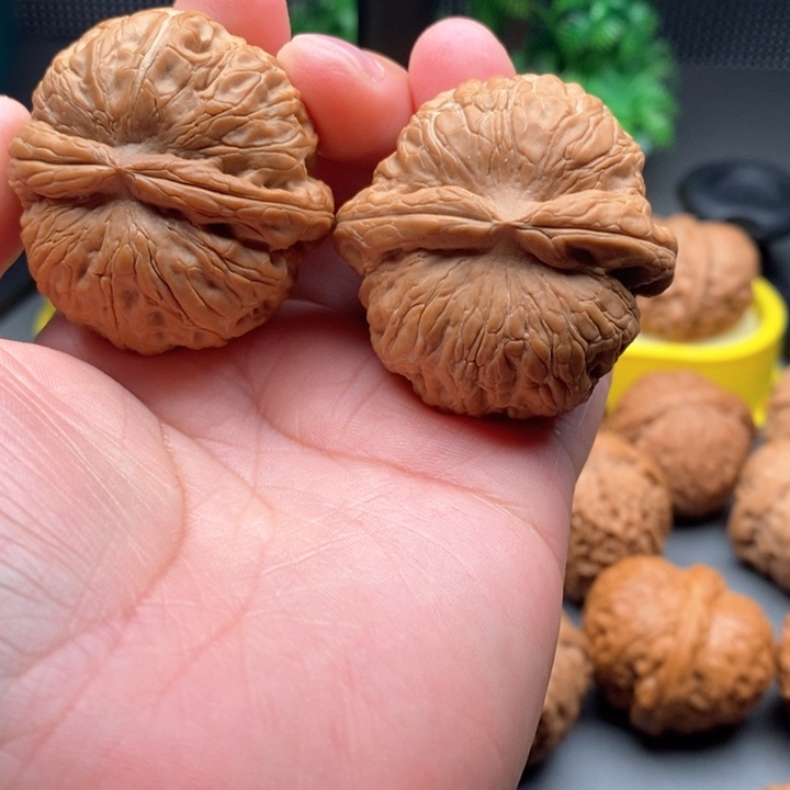 文玩核桃把件马**上元宝