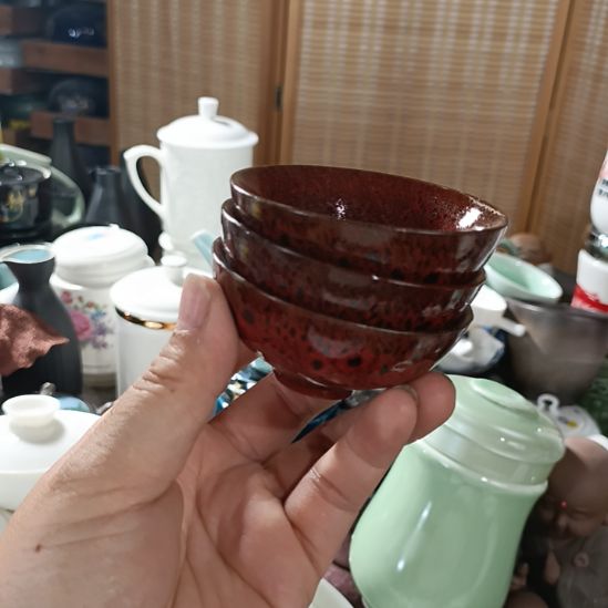 陶瓷盖碗茶杯茶叶罐主人杯