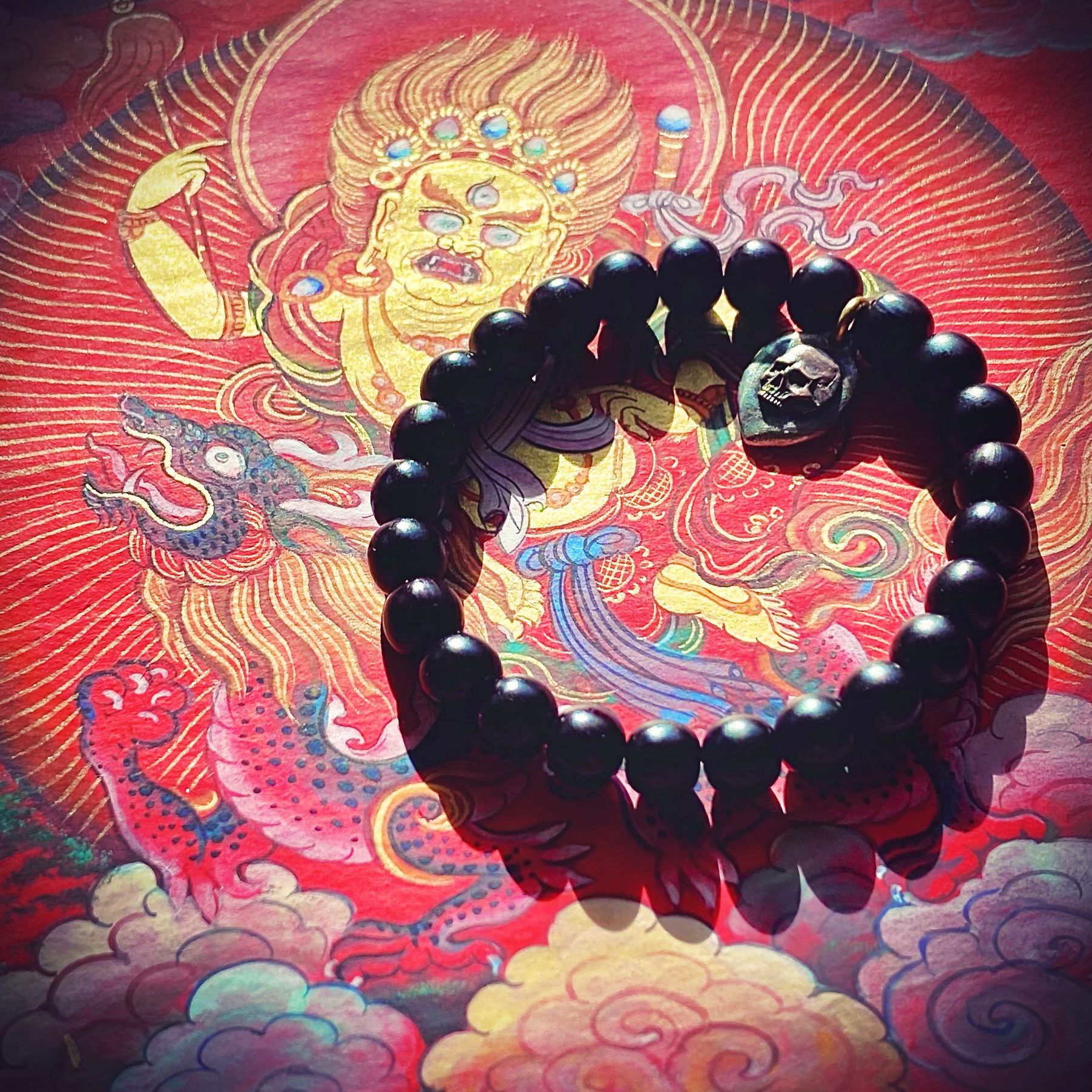 赐骨手作 万岁烽 珠子手串主珠念珠108文玩首饰手工