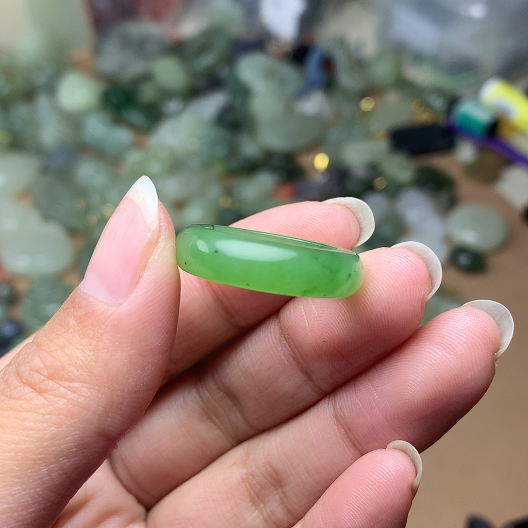 和田玉16码戒指未镶嵌