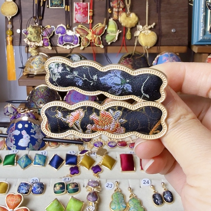 琉璃纯铜合金夹子