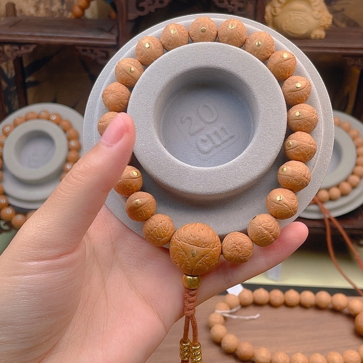 龙眼菩提吊坠舍*?尼泊尔凤眼菩提12mm手串