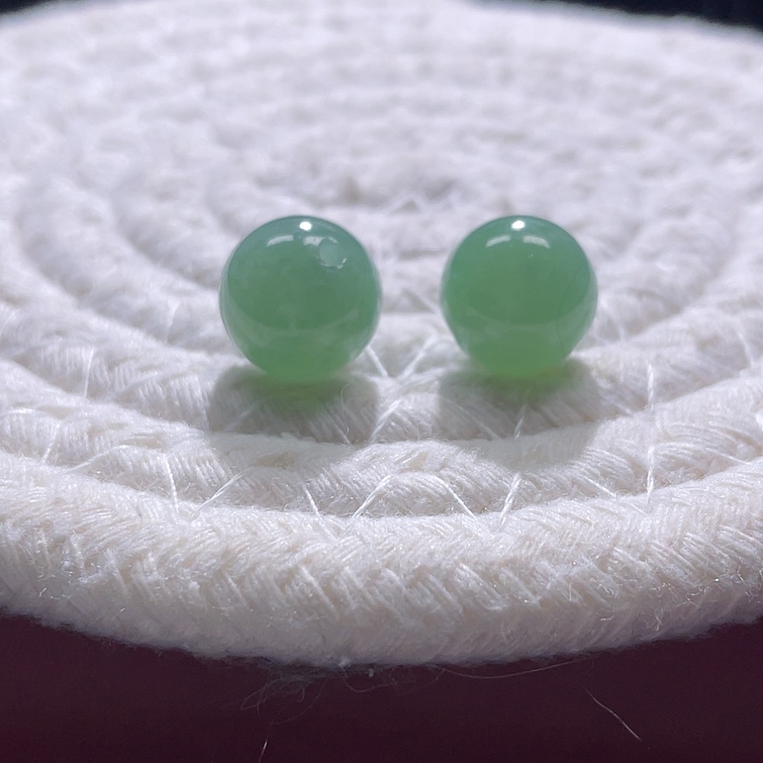 翡翠散珠缅甸翡翠a货卡11一个