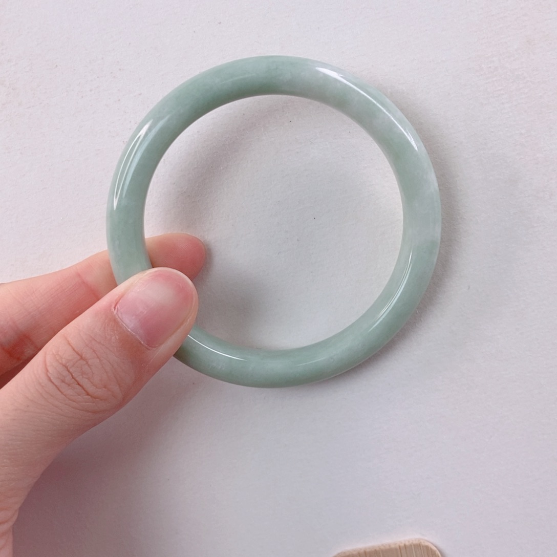 小***e蓝田玉（蛇纹石化大理石玉）手镯未镶嵌