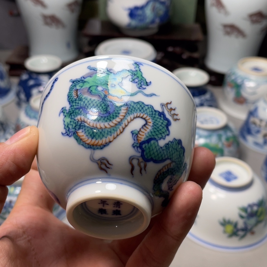 摆件景德镇陶瓷现代手工陶瓷茶具