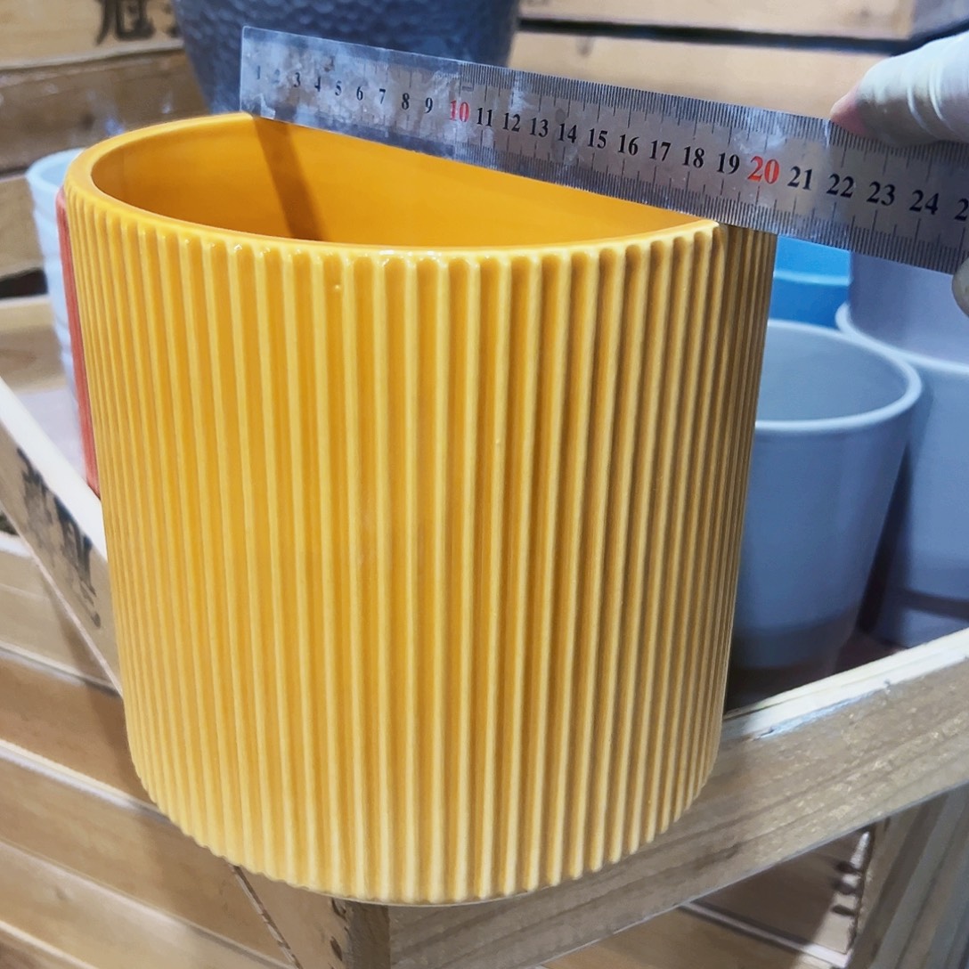 有孔，外贸尾单陶瓷花盆凑单10米包邮