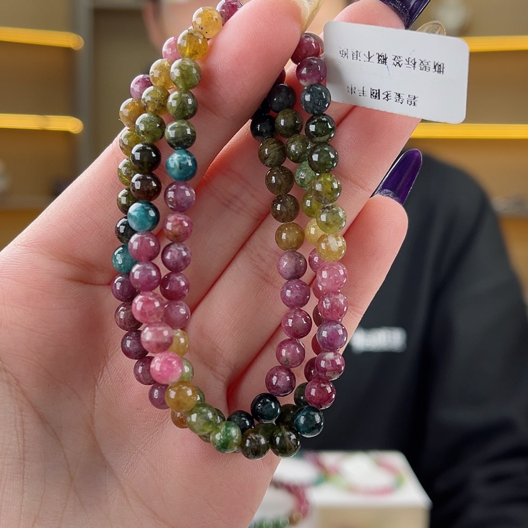 碧玺碧玺5mm（多样性发一件未镶嵌