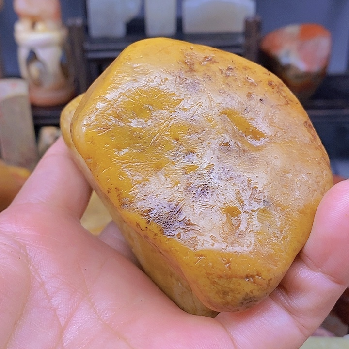 清***玖寿山石印石天然原石