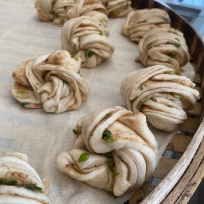 邦利康自磨面纯手工花椒面花卷