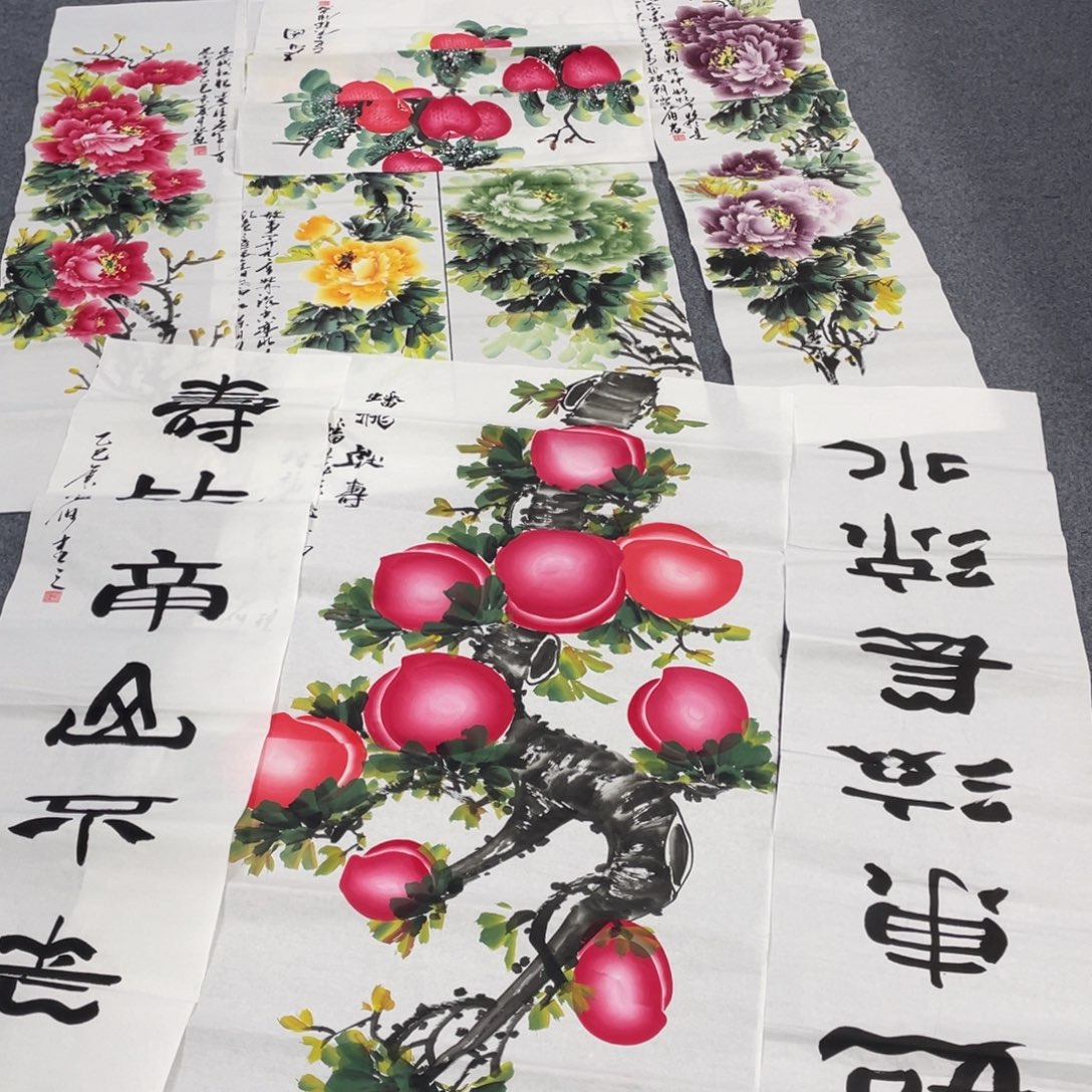 国画手绘国画欣赏一下