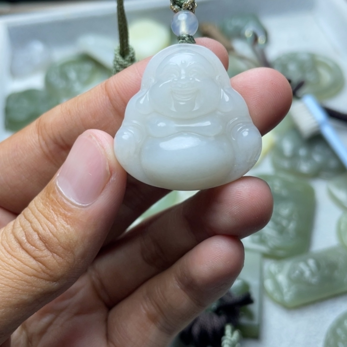 【闪购商品】和田玉未镶嵌颈饰千*顺
