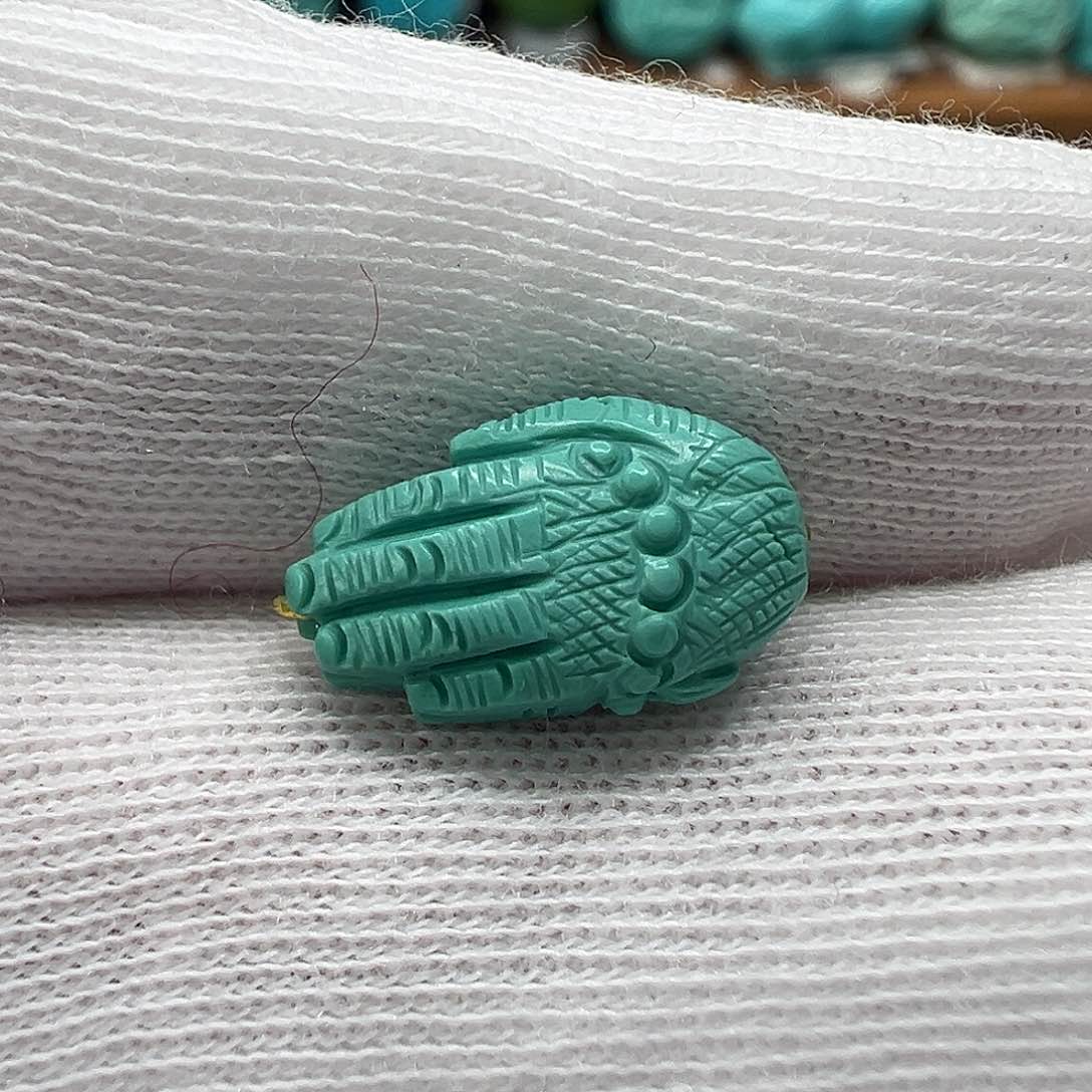 绿松石佛手 未镶嵌