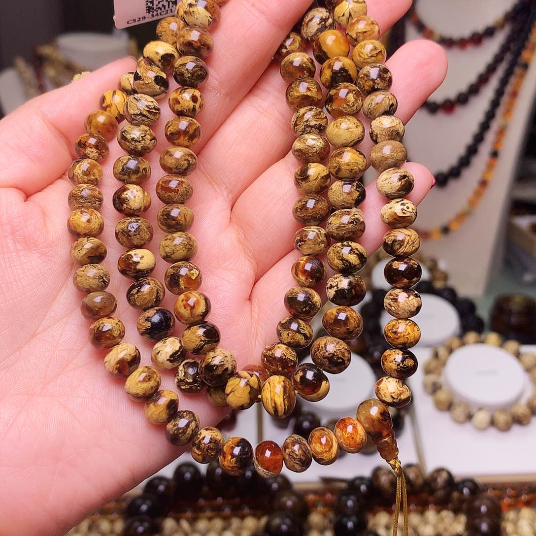琥珀手链未镶嵌嫣*姐琥珀