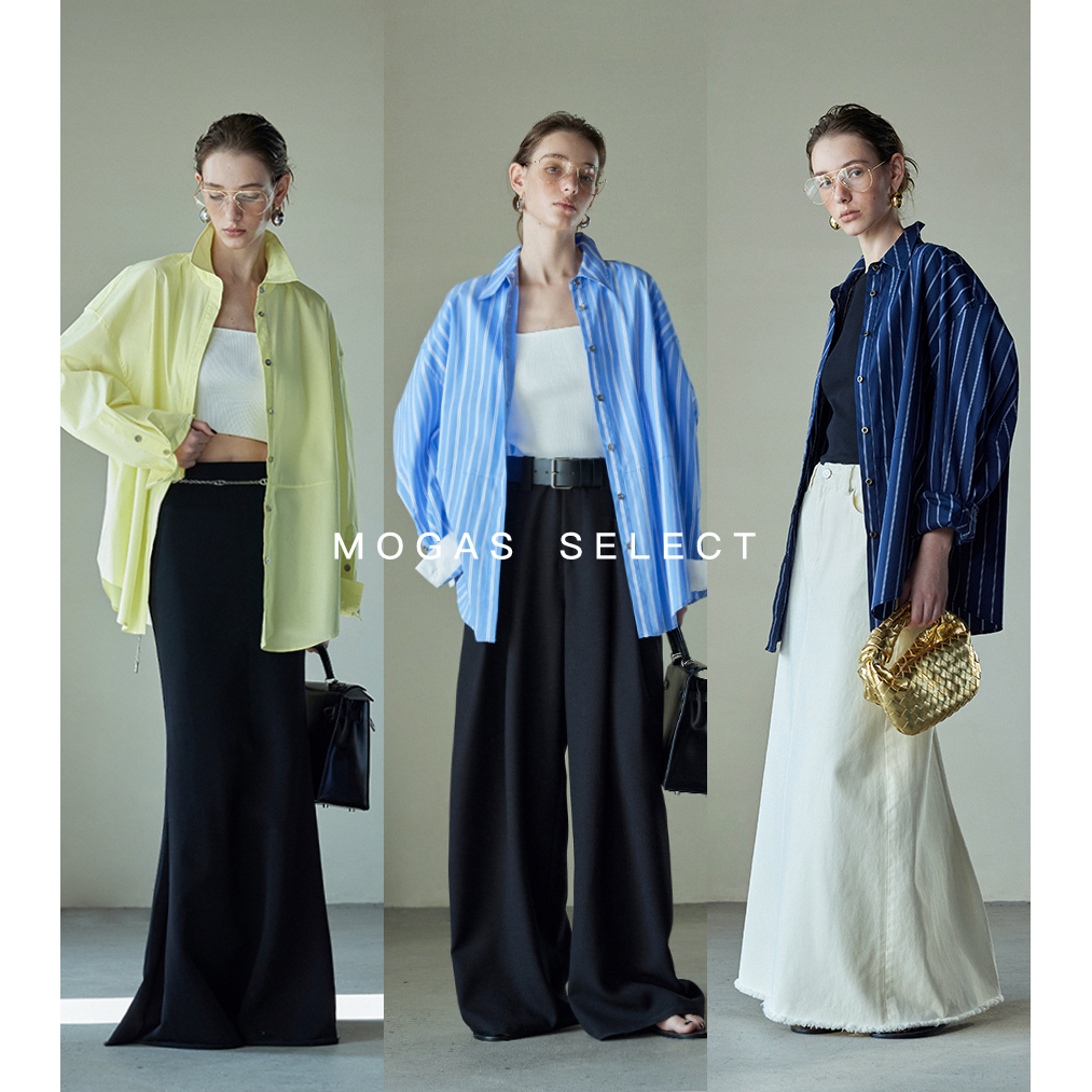 Mogas【达人专属】巴家中性风新疆长绒棉纸片人设计感百搭休闲衬衫