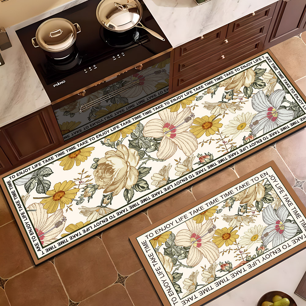 A-260【45*80+45*160】厨房专用地垫科技布吸水吸油防滑耐脏好打理