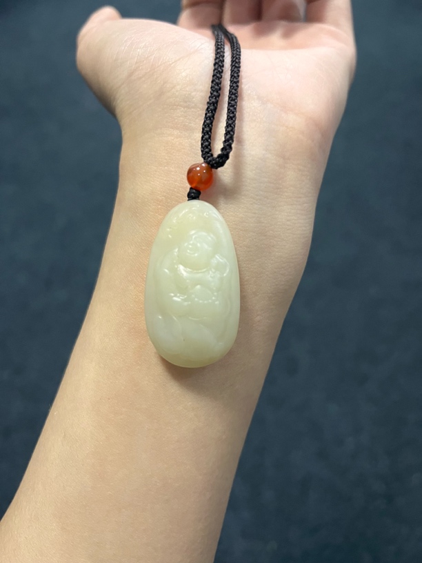 天然和田玉山料佛公