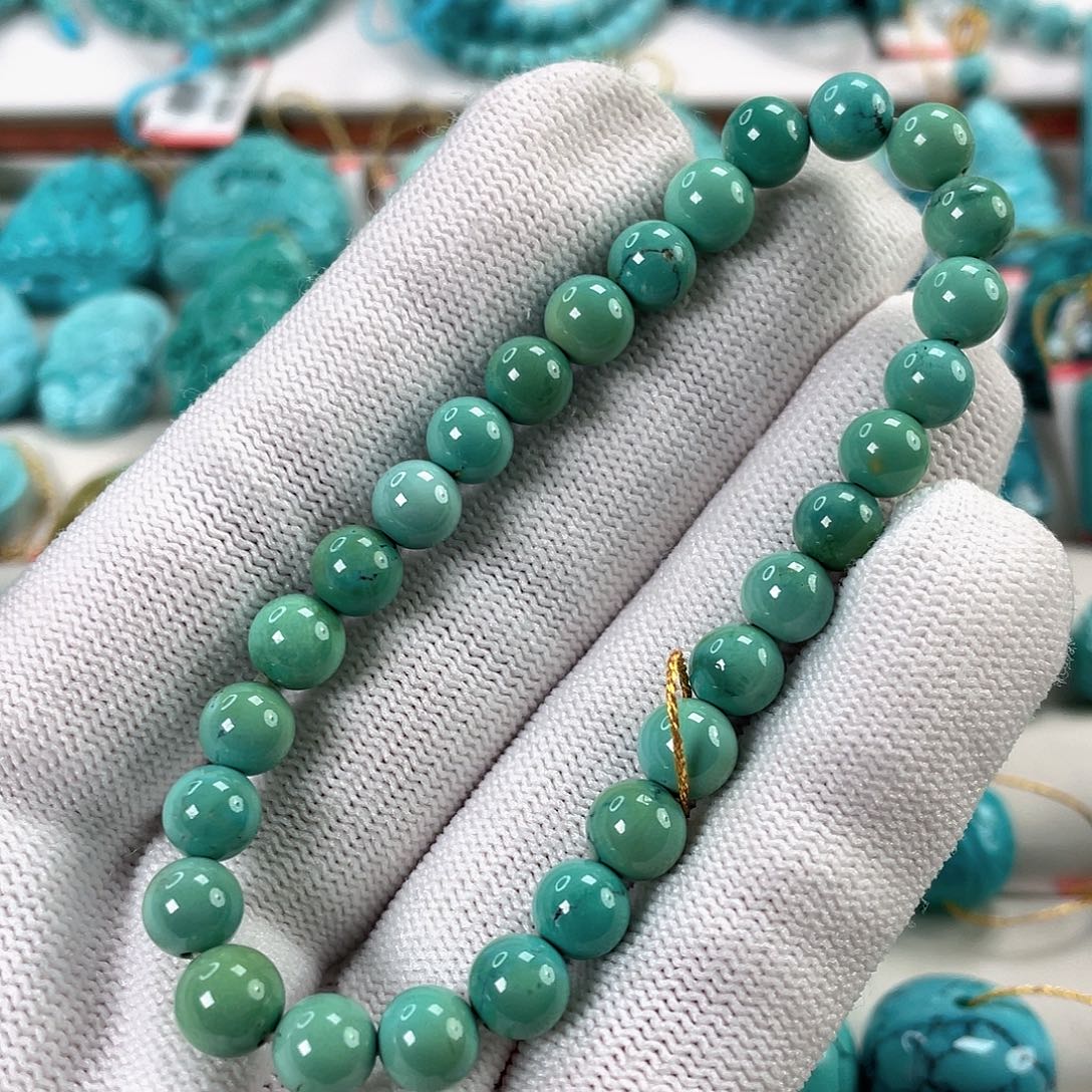 绿松石未镶嵌车挂