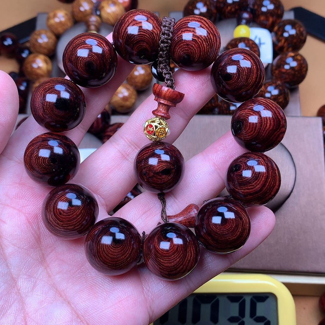 黄花梨/降香黄檀黄花梨手串2.0