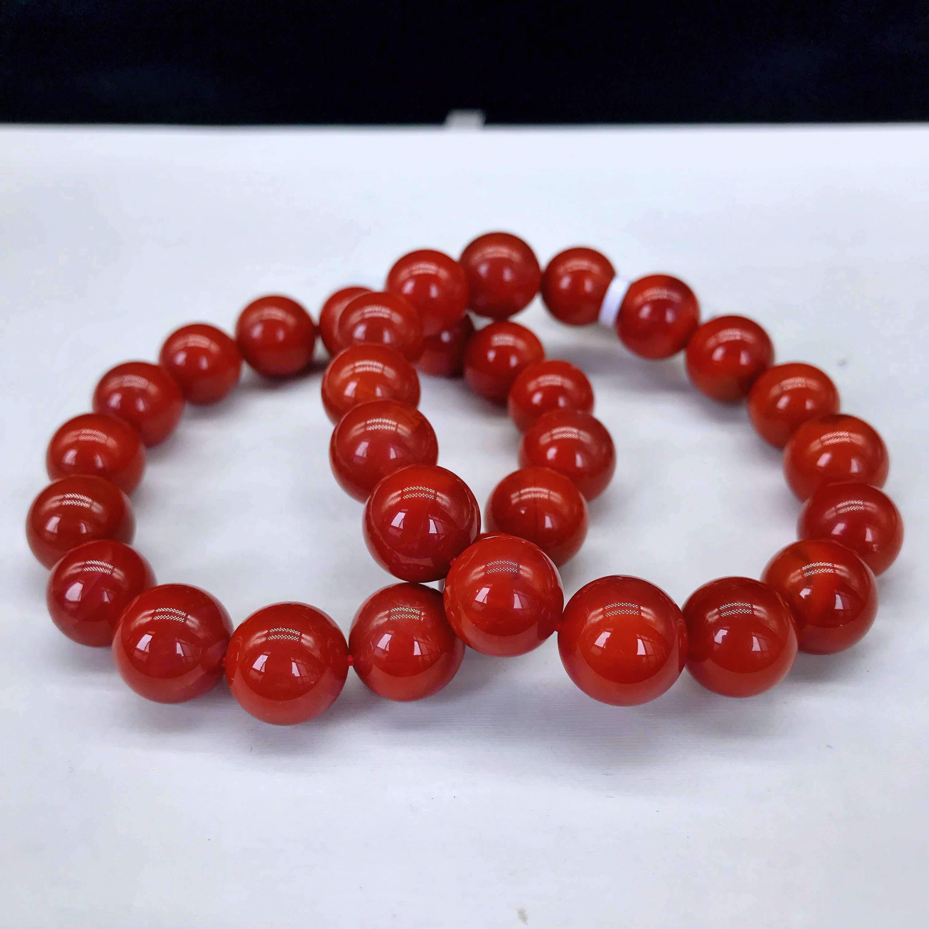 【小雪】南红瓦西毕业级锦红百搭手串12mm（多样式发其一）