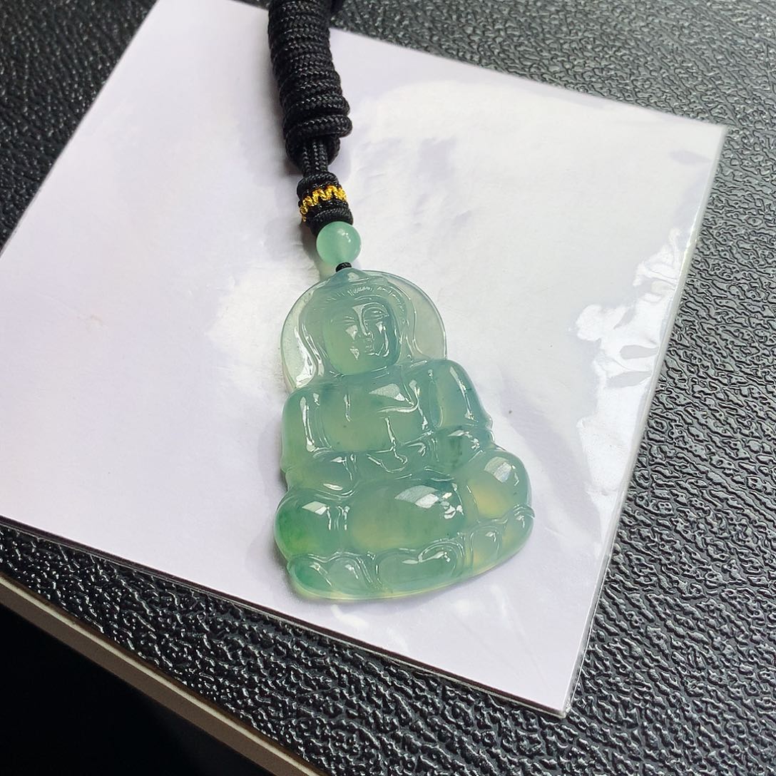 吊坠(不含链)未镶嵌翡翠观音