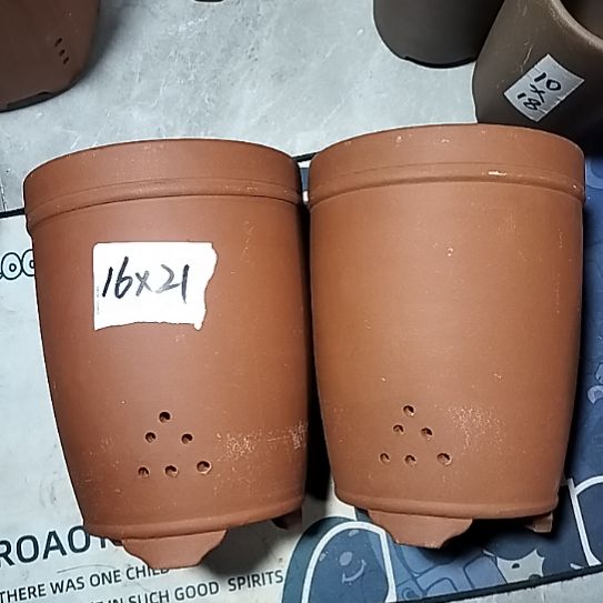 紫砂红泥三线两个