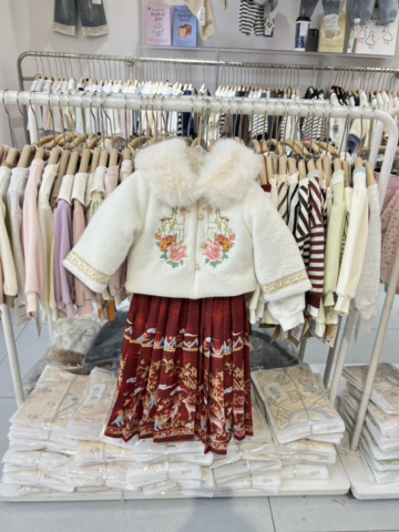 【小豆叮专属宠粉】8833儿童马面裙两件套套装