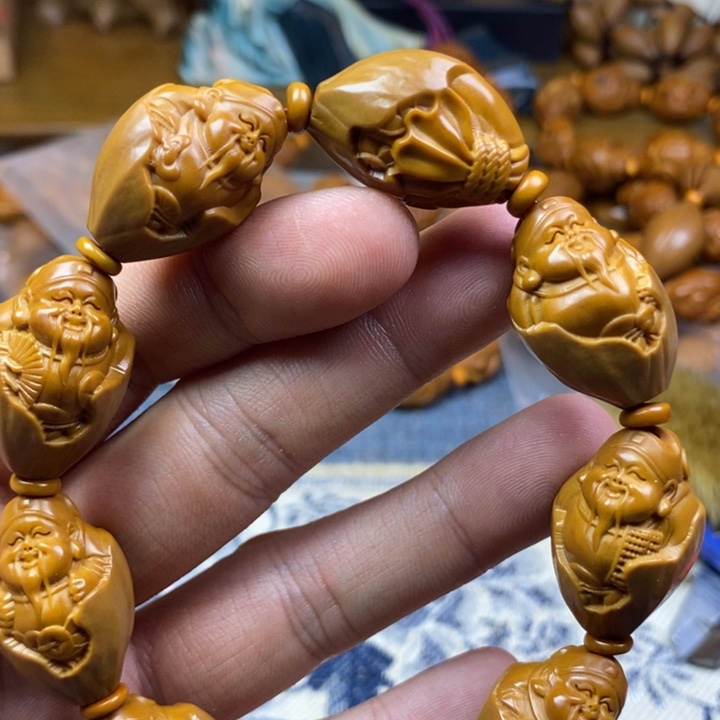 橄榄核手串/手链橄榄核雕工艺手串
