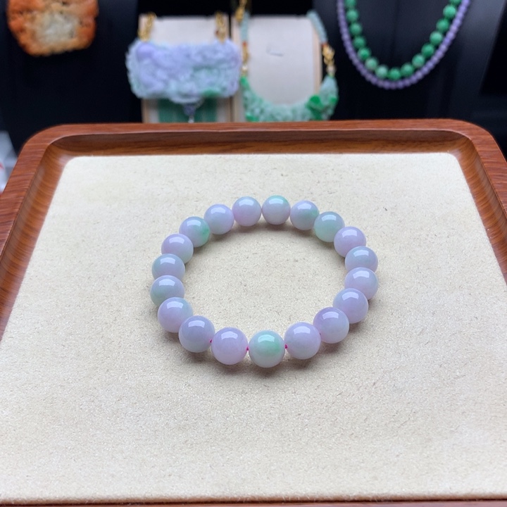 翡翠手链未镶嵌翡翠手串