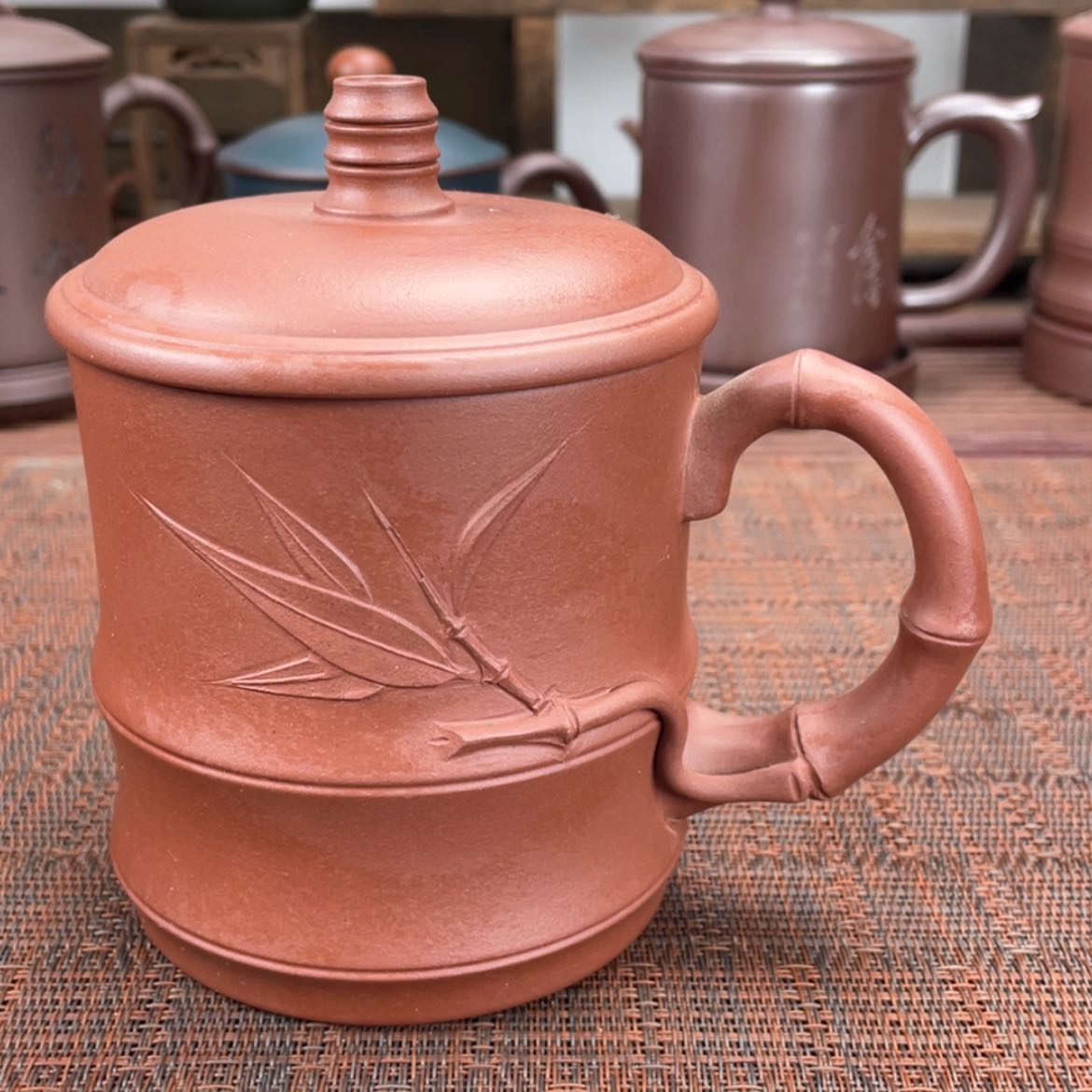 【闪购商品】紫砂茶杯宜兴原矿紫砂盖杯微瑕