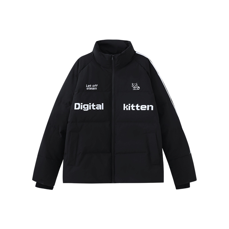 【男女同款】90白鸭绒加厚面包服防泼水外套羽绒服