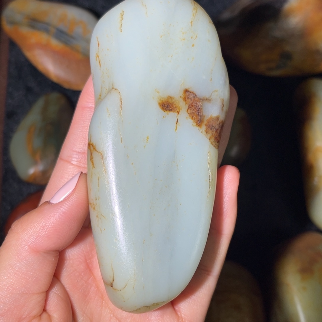 和田玉未镶嵌挂件280g