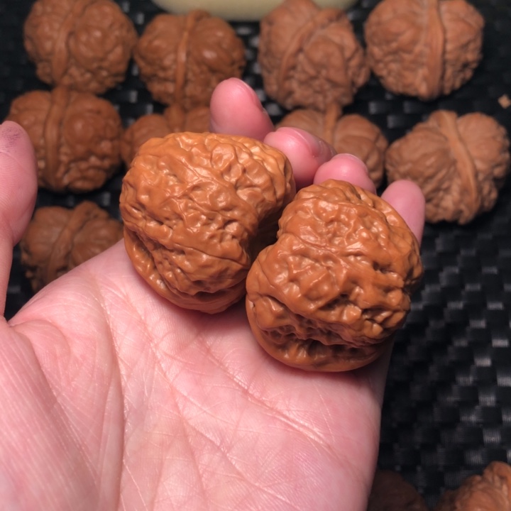 文玩核桃把件蛙饼