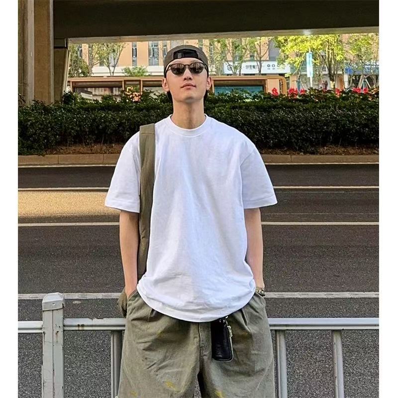001经典镂空字母G家时尚休闲T恤男女同款半袖潮款宽松短袖