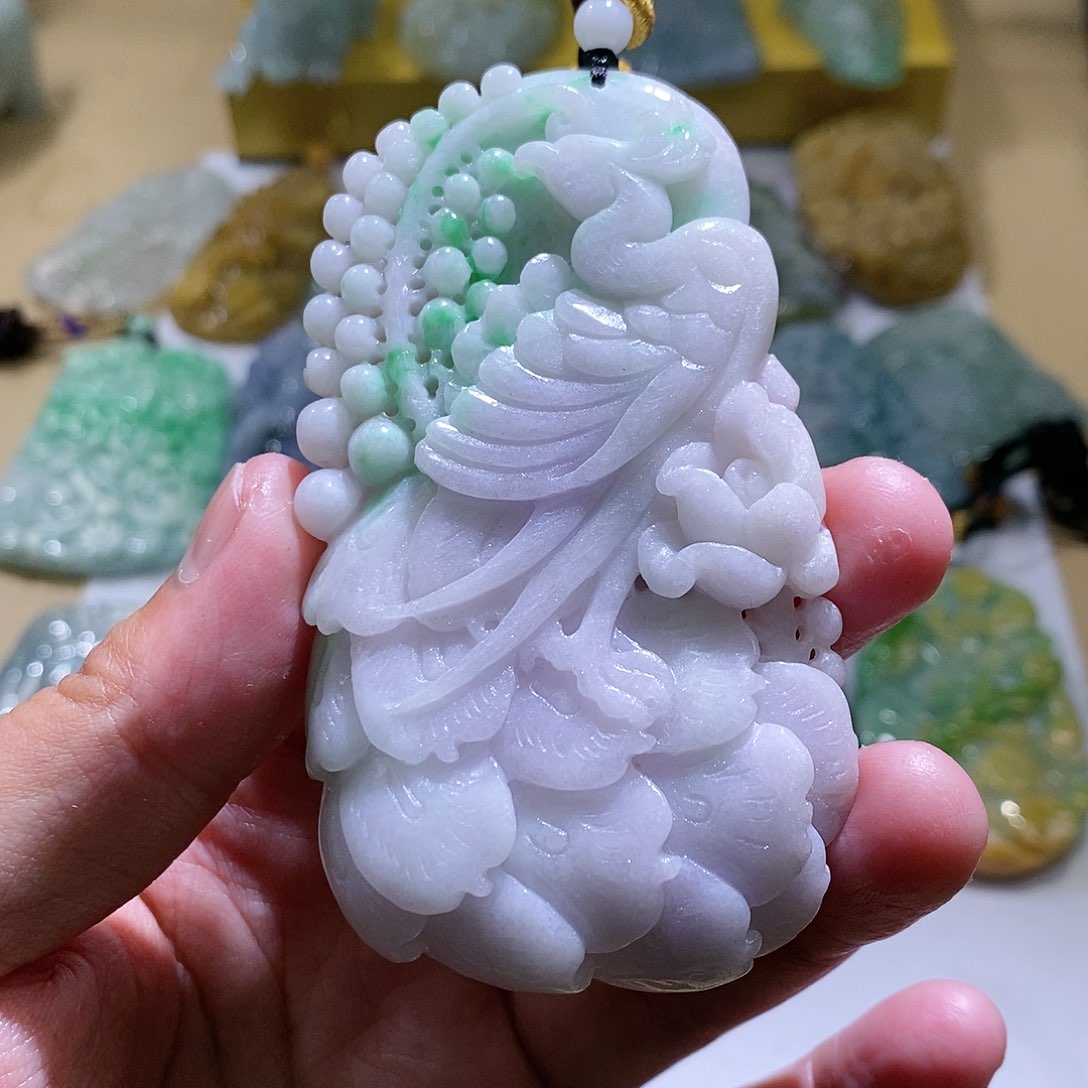 【闪购商品】翡翠颈饰未镶嵌凤凰