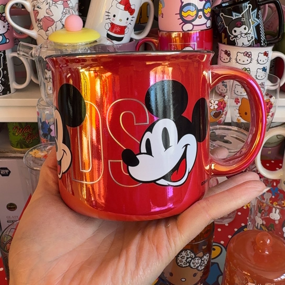 吸管款水晶玻璃米奇电镀