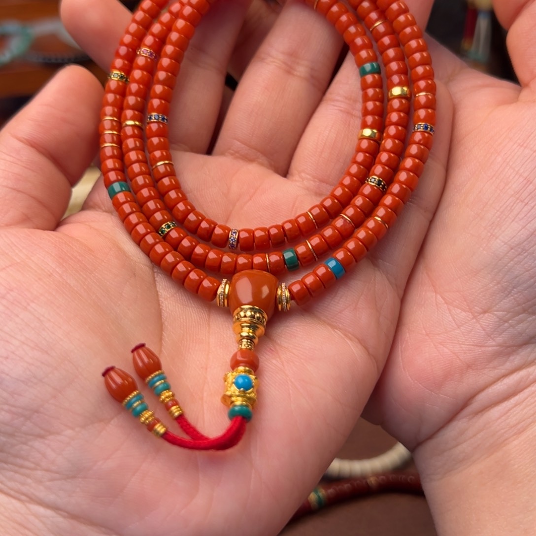 南红玛瑙手链未镶嵌