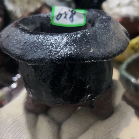 红陶粗陶花盆手工