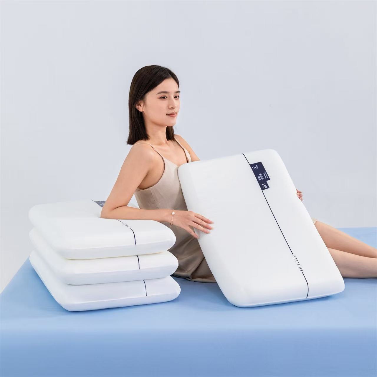 五星级酒店深睡枕PRO记忆棉双芯枕护颈枕成人枕头助睡眠枕芯家用