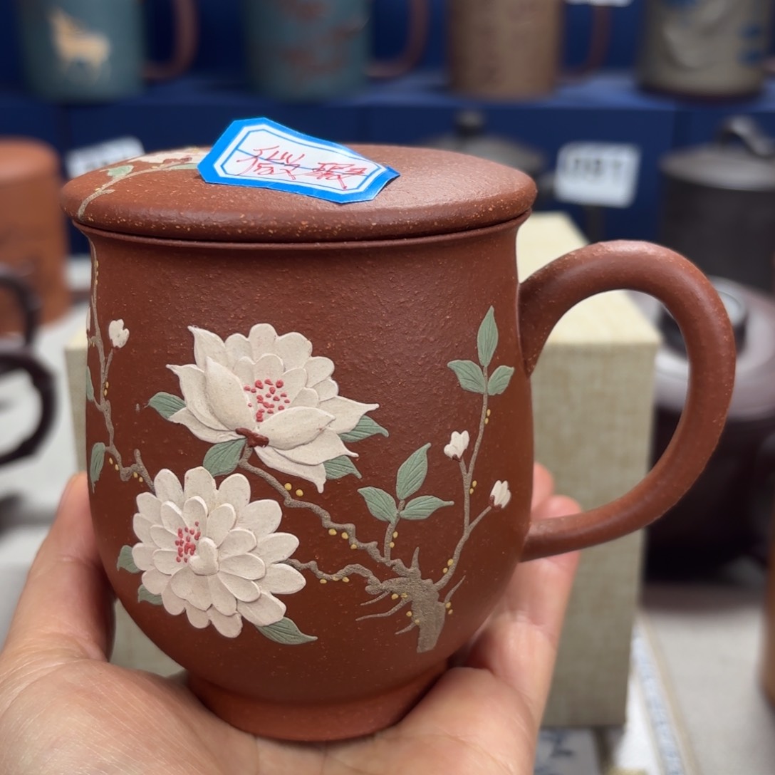 紫砂茶杯紫砂盖杯