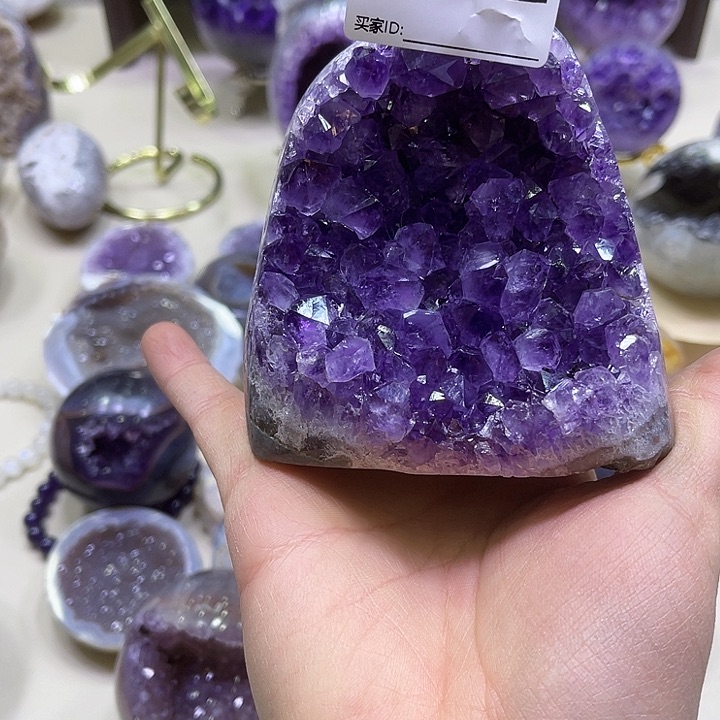紫晶摆件未镶嵌摆件902