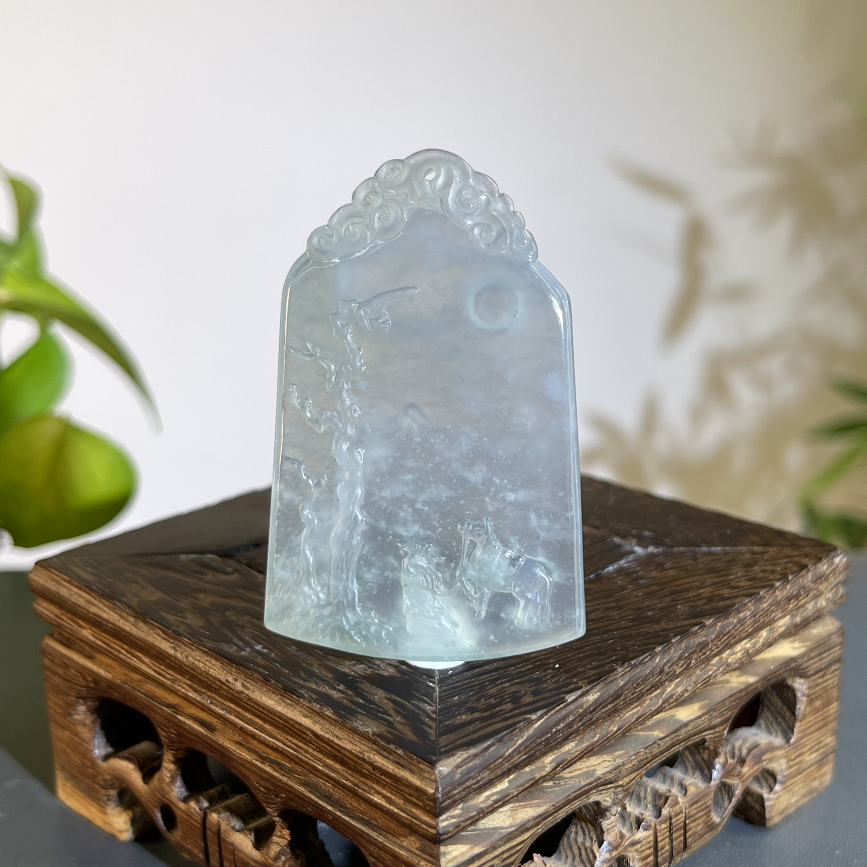 JTB22-155   天然缅甸A货翡翠   老子出关