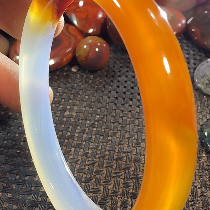 挣***猬玛瑙/玉髓未镶嵌颈饰