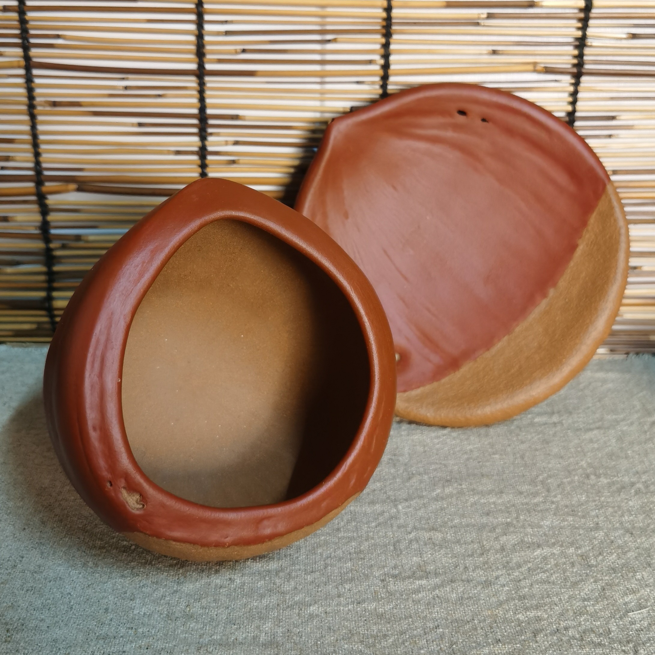 紫砂 板栗壶承水域套组 水域容量400cc 壶承尺寸直径15cm