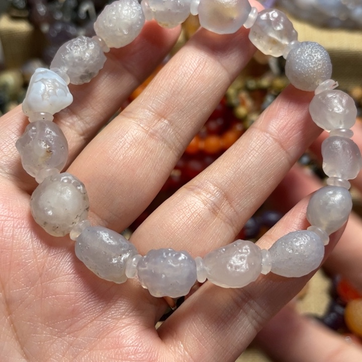 玛瑙/玉髓合金手链