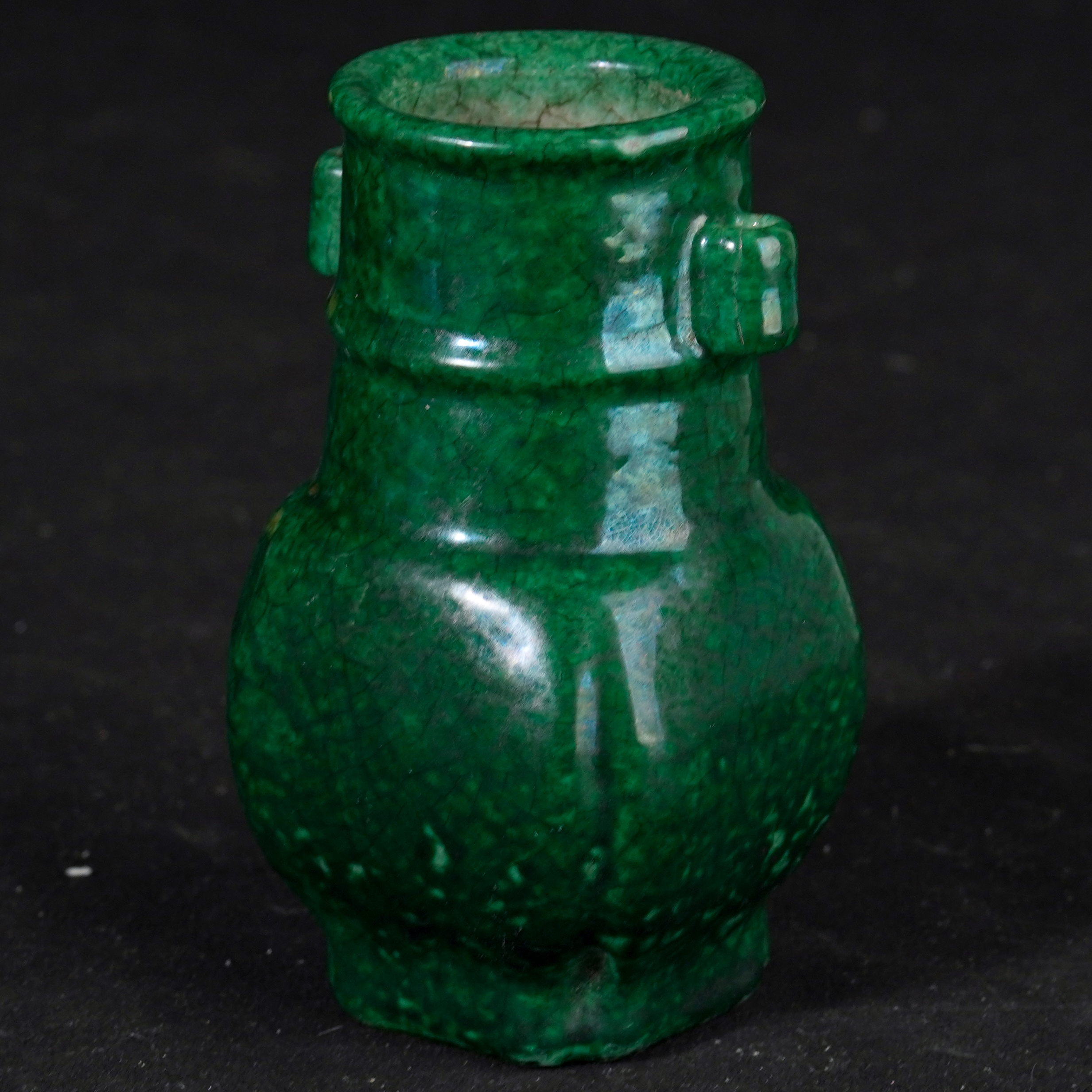 明早期绿釉瓶BZYDM00781