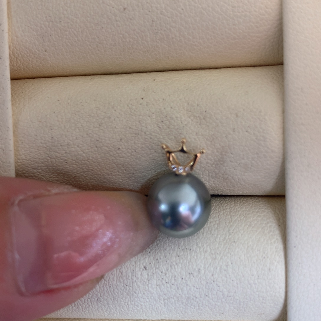 海水珍珠18K金镶嵌颈饰
