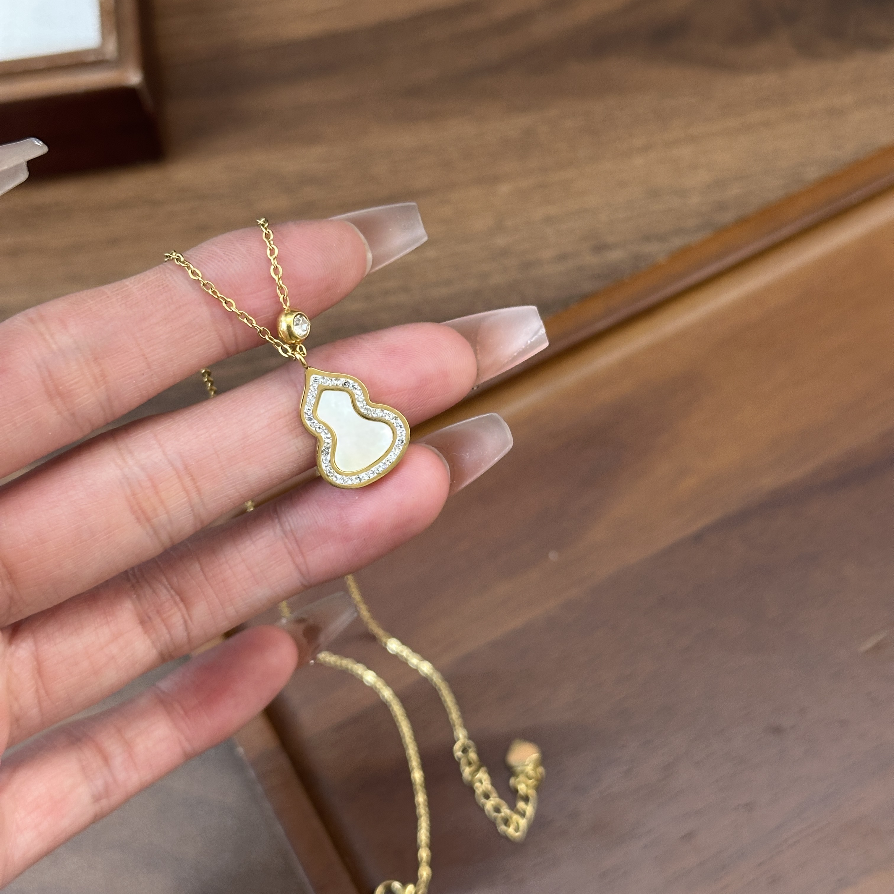 钛钢项链 CC3549  项链40+5cm