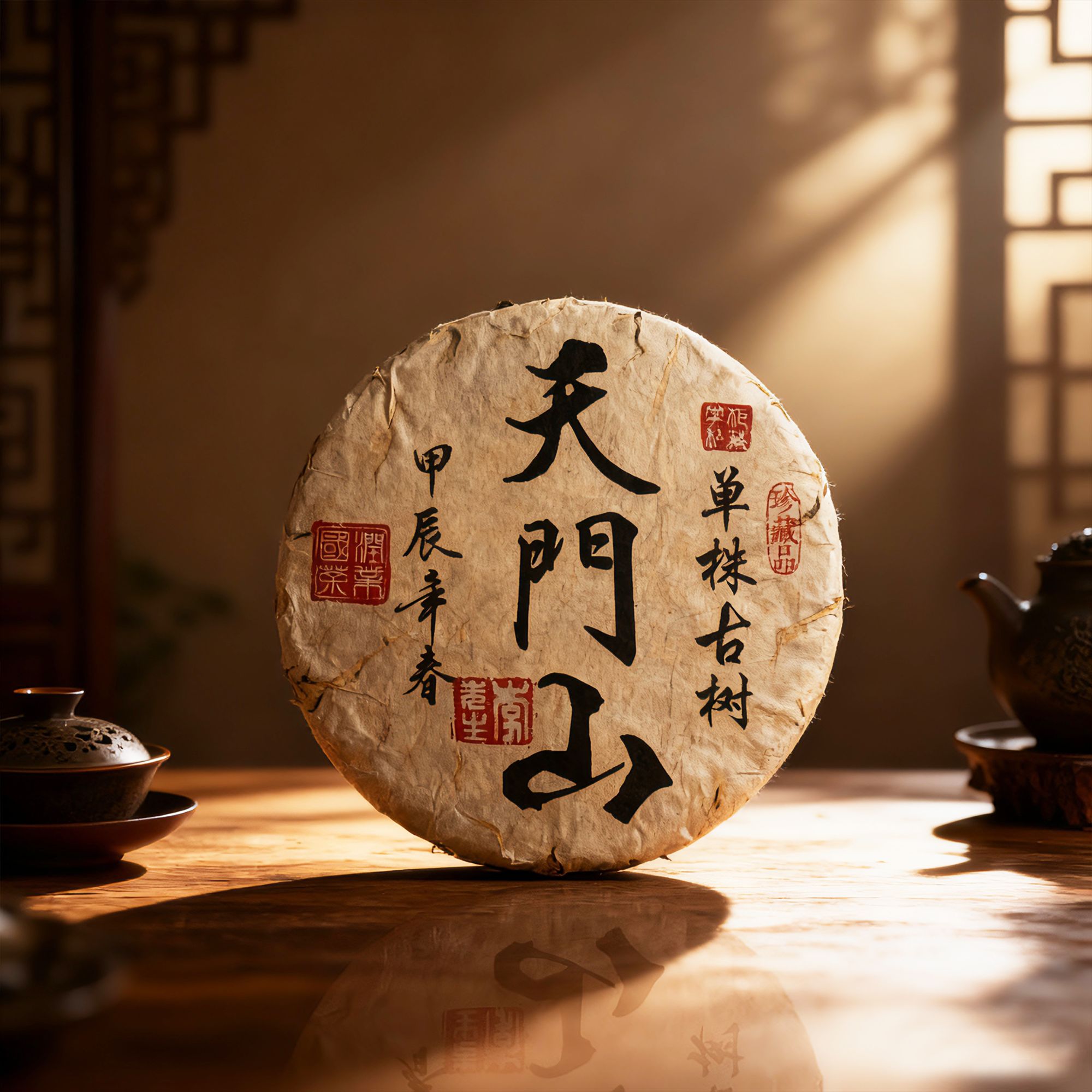 2024年天门山-普洱生茶-头春200克/饼