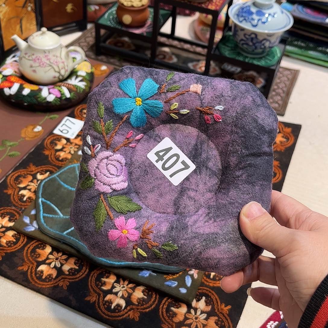 刺子绣窝窝壶垫美美价