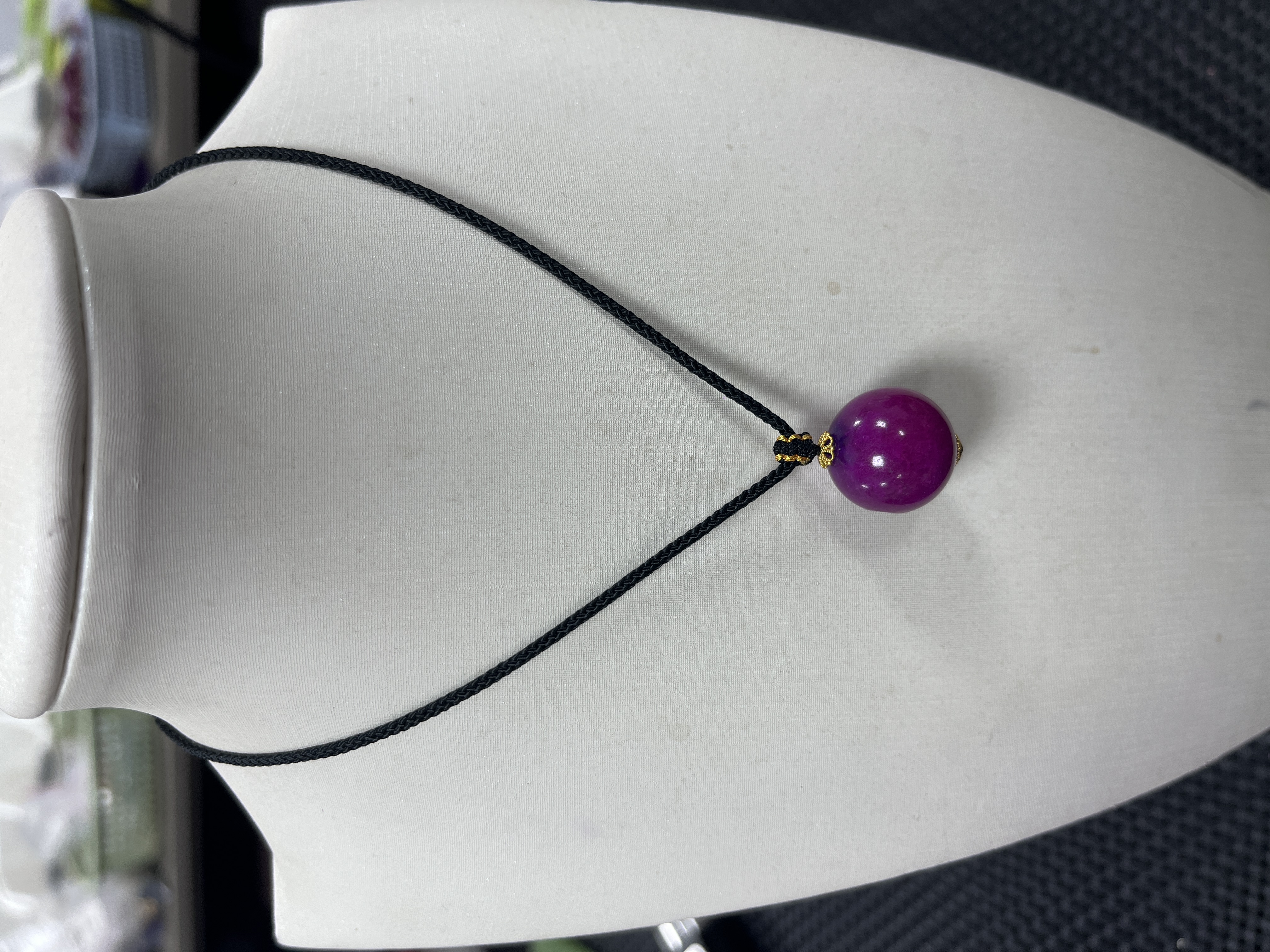 A191蓝皮紫舒吊坠女款